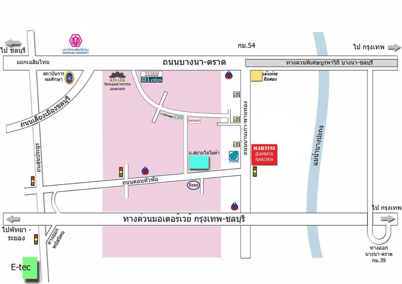 Matini Amata Hotell Ban Hua Phai Exteriör bild